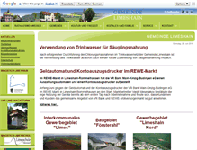 Tablet Screenshot of limeshain.de